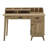 Cabral Desk with Hutch - 48" Home Office Workstation with Bookshelf-215985847