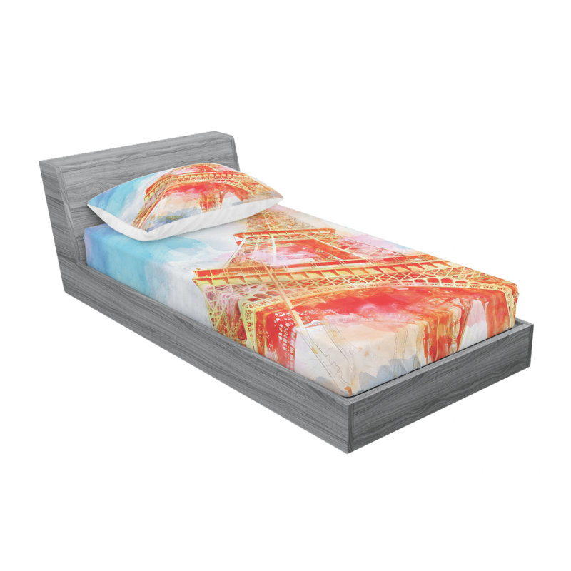 Microfiber Sheet Set, Twin XL Sheet Set with Fitted Sheet