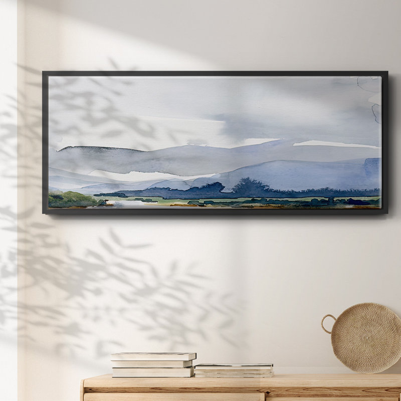 Blue Ridge I- Framed Canvas