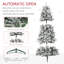Arbre de Noël artificiel pré-éclairé avec lumières-1995108725