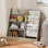 Bibliothèque pour enfants Maggiorina, étagère à livres, armoire de rangement, présentoir à livres