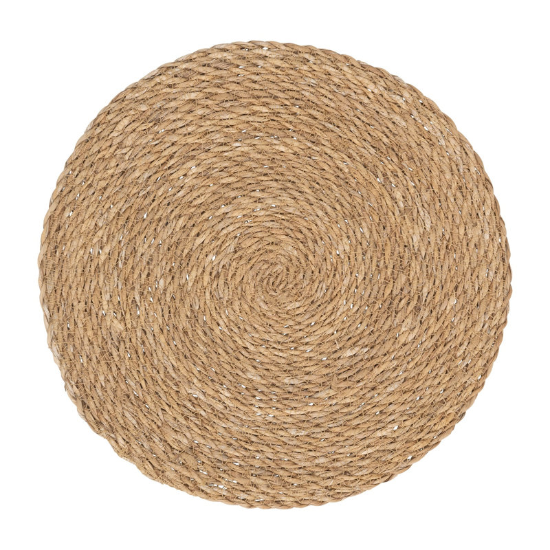 Lakedrick Bamboo No Pattern Round Placemat