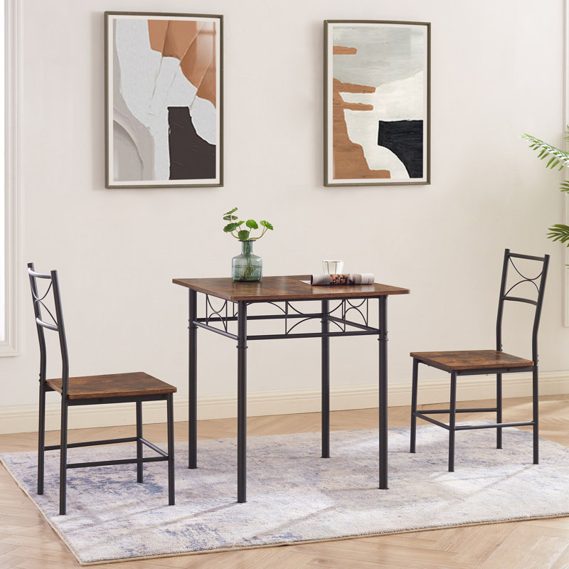 Ensemble 3 pièces de table de salle à manger pour la cuisine