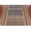 Tapis turc moderne terre de ton Kilim 1 x 13