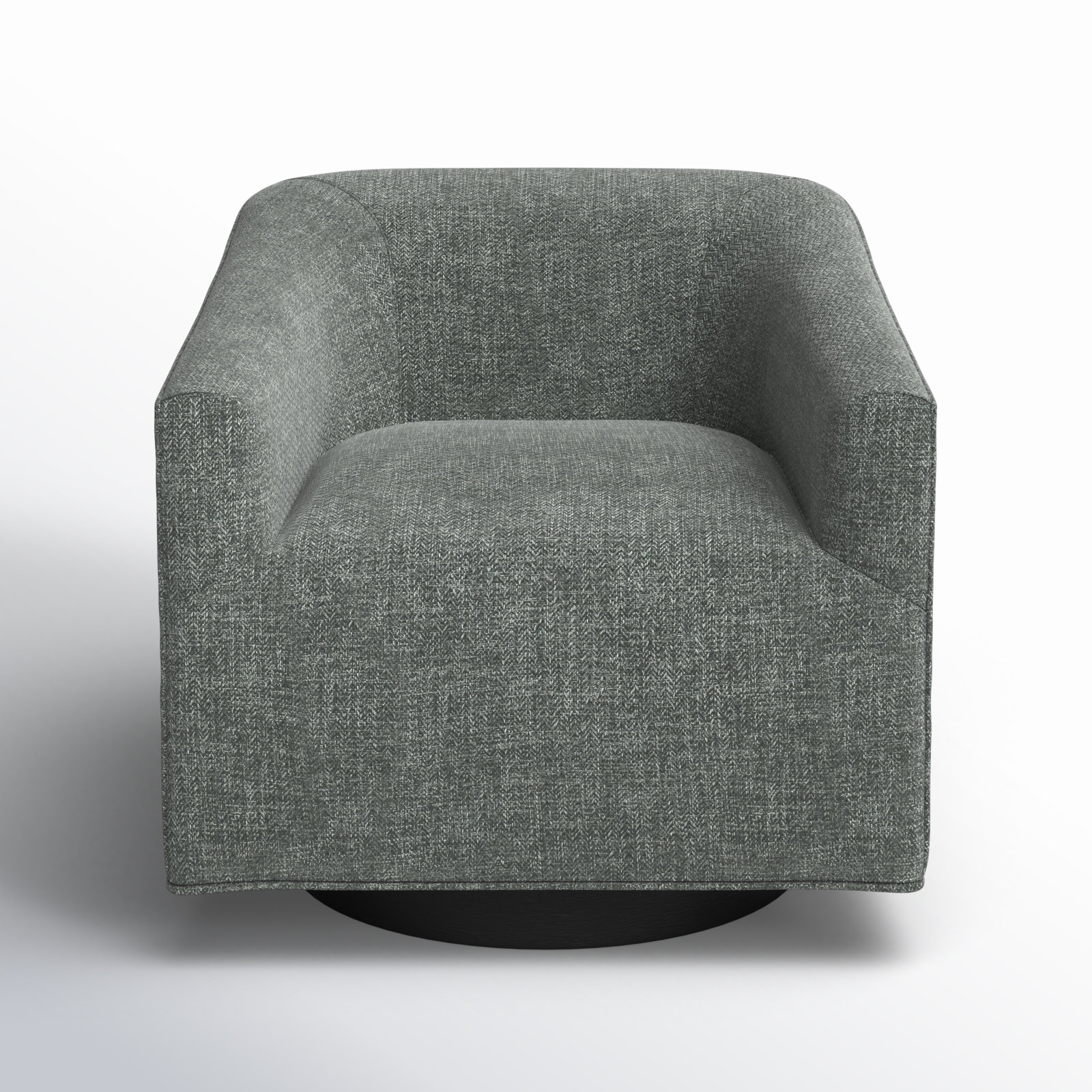 Whittle Upholstered Swivel Barrel Chair