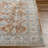 Beloit Kinnison Oriental Machine Woven Area Rug in Orange/Light Blue-70926945