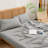 BESTOUCH Sheet Set 100% Washed Cotton Linen Feel Lightweight-115162021-115162037