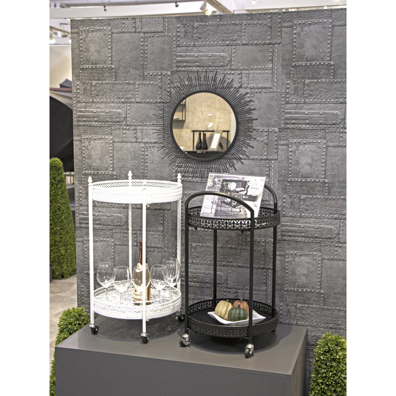 Farmborough Metal Bar Cart