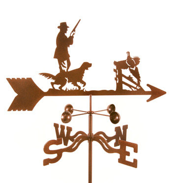 Marathovounos Hunter with Dog Weathervane Winston Porter Mount