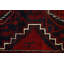 Tapis unique en laine noué à la main style années 1990 de 3 pi 4 po x 6 pi rouge foncé Aayan