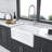 24'' L Single Bowl Ceramic Kitchen Sink