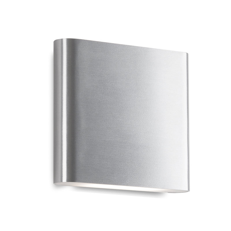 Slate LED Wall Light, 5.5" H x 6.13" W x 1.63" D, Brushed Nickel