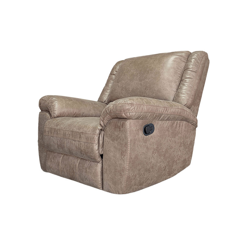 Fauteuil inclinable berçant de 46,4 po, brun