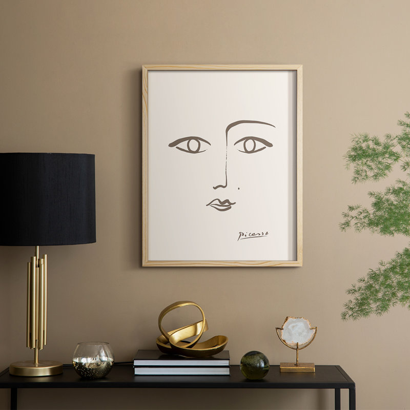 Matisse CCXXII, reproduction d'art encadrée - bois massif, H 30 po x l 24 po, Naturel