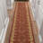 Homeline Non-Slip Rubberback Oriental Indoor Runner Rug, Dark Red-397911862