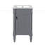 Meuble-lavabo moderne de 18 pouces avec lavabo-362891718