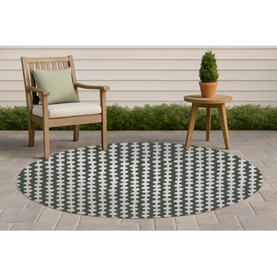 Tapis d'extérieur antidérapant à pois