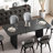 Masyn 71-86“ Solid Wood Extendable Dining Table-306127866