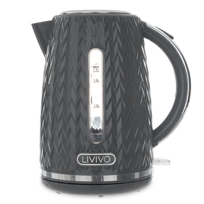 LIVIVO 1.7L Plastic Electric Tea Kettle