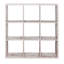 Delgado 107cm H x 107cm W Wood Cube Bookcase