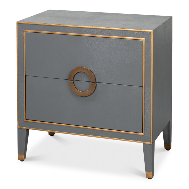 Gabriella 2 - Drawer Nightstand, Quiet Shade Gray