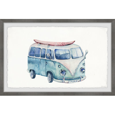 Margo Surfer Road Trip Framed Print