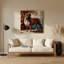 «Dogs Bullmastiff», art mural en métal noir-1750317687