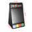 WinSpin 41"x25" Prize Drop Board Foldable Stand Disk Drop Board Game with 12 Playing Pucks for Carnival Tradeshow Party Live Stream