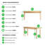 Alcazar Solid Wood Dining Bench - Traditional Rustic Farmhouse Kitchen Style-1553340711-1553340710