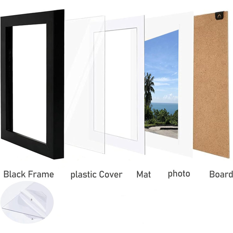 8x10 Picture Frame – Black (1 Pack)