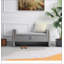 Banc de bout avec accoudoirs et rangement Modern Teddy