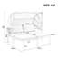 Dhimosten 136cm Long Double Chaise with Cushions-833780746-833780747