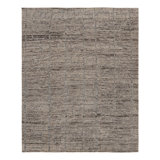 Moroccan Hand Knotted Wool Area Rug