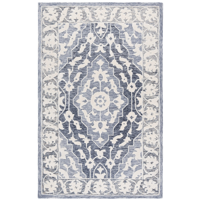 Metro 709 Hand Tufted 80% Wool; 20% Cotton Oriental Rug, Rectangle 9' x 12'