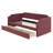 Compact Upholstered Daybed, Includes Two Spacious Drawers for Organization-803063360