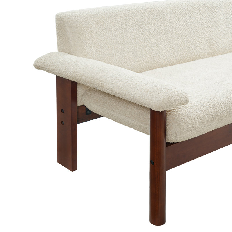 Canapé-lit Mid-Century, Beige