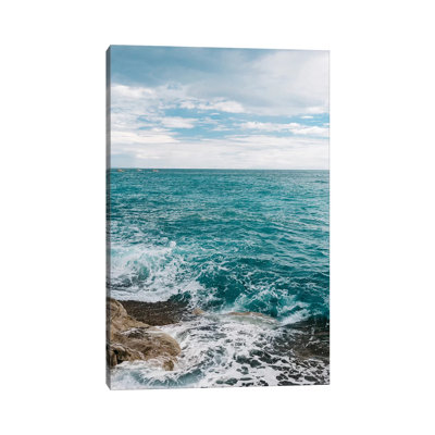 Amalfi Coast Water V par Bethany Young - Estampe numérique sur toile tendue avec châssis
