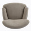 Fauteuil club rembourré Gerald Boucle