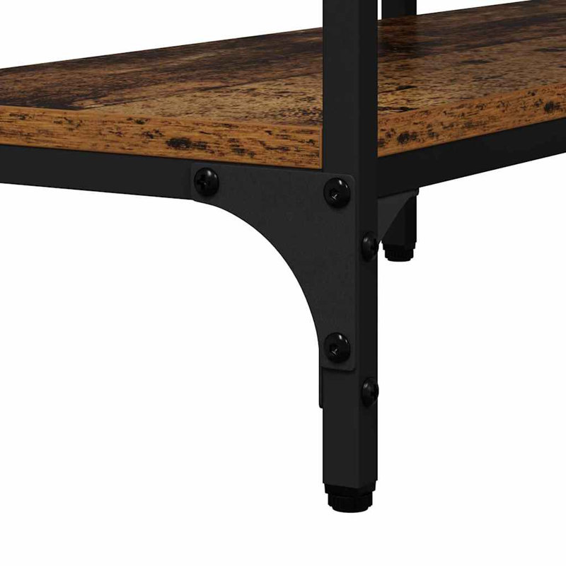 Console Table 160 X 29 X 80 Cm Engineered Wood, Old Wood