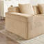 Canapé modulaire modulaire en L à 4 places sans os, canapé modulaire Cloud avec assise profonde, canapé modulaire moderne à 4 places avec coussins décoratifs et 1 repose-pieds mobile, tissu en velours côtelé-1670913240