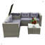 Ensemble de canapé modulaire d'extérieur en rotin et osier 4 pièces-572716420