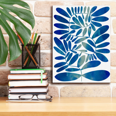 «Summer Sprig 2» par Emma Caroline, art mural sur toile, 12 po x 16 po