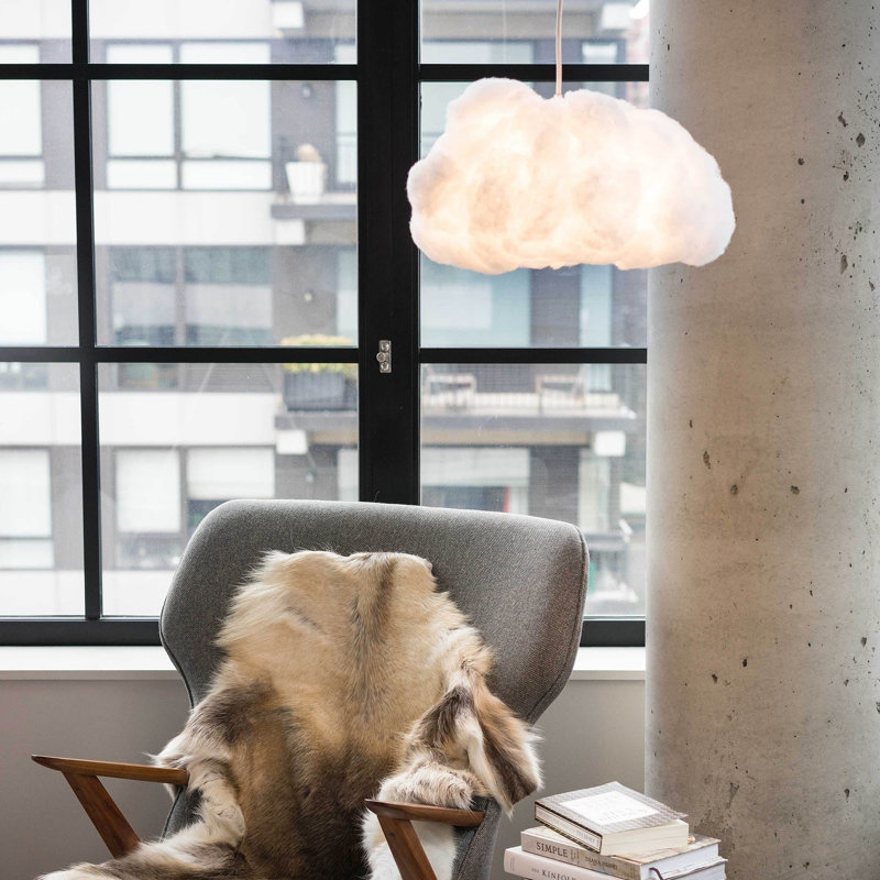 Lampshade Cloud, 128" H x 17" W x 14" D