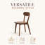 Chaise d'appoint en bois massif J Advyga-145996462