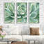 Succulent - 3 pièces, peinture sur toile à cadre flottant-72215023