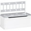 Banc de rangement pour tout-petits avec grand intérieur de 27 L, siège de rangement pour enfants avec rangement pour meubles de salle de jeux pour tout-petits, meubles de chambre à coucher pour enfants, organisateur de jouets et bac de rangement