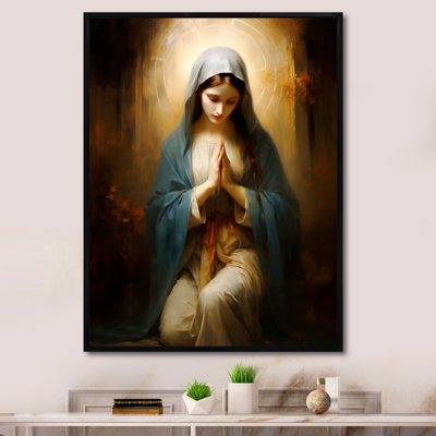 Mother Mary Christian Portrait III - Christianisme, art mural