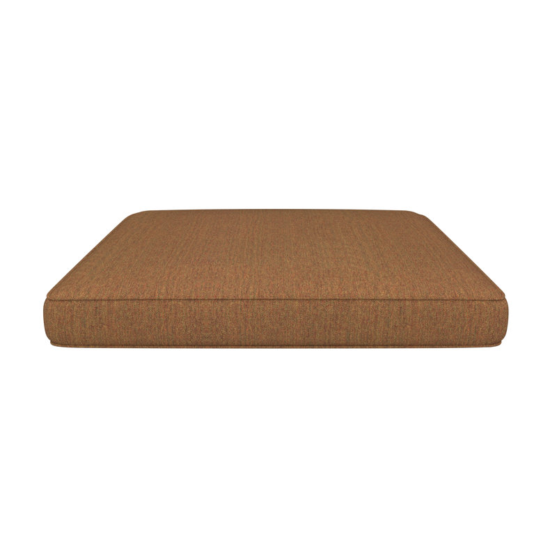 Amala Sunbrella® Outdoor Dining Seat Cushion, Canvas Teak