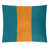 Bleu sarcelle foncé du Pacifique / orange brulé