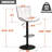 Swivel Adjustable Height Faux Leather Bar Stool-376865813